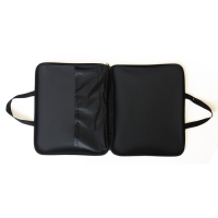 Папка с ручками текстильная А4, 360 х 270 х 20 мм, внутренний карман Calligrata, "Офис" 1Ш421, черная