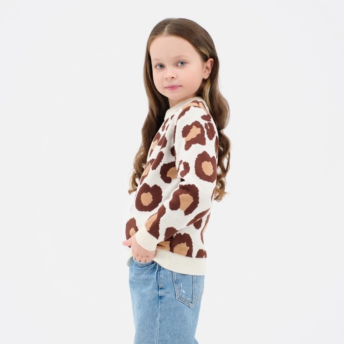 Джемпер детский "Леопард" KAFTAN, р.32 (110-116 см)
