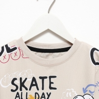 Костюм детский (футболка, шорты) KAFTAN "Graffiti", р.30 (98-104 см)