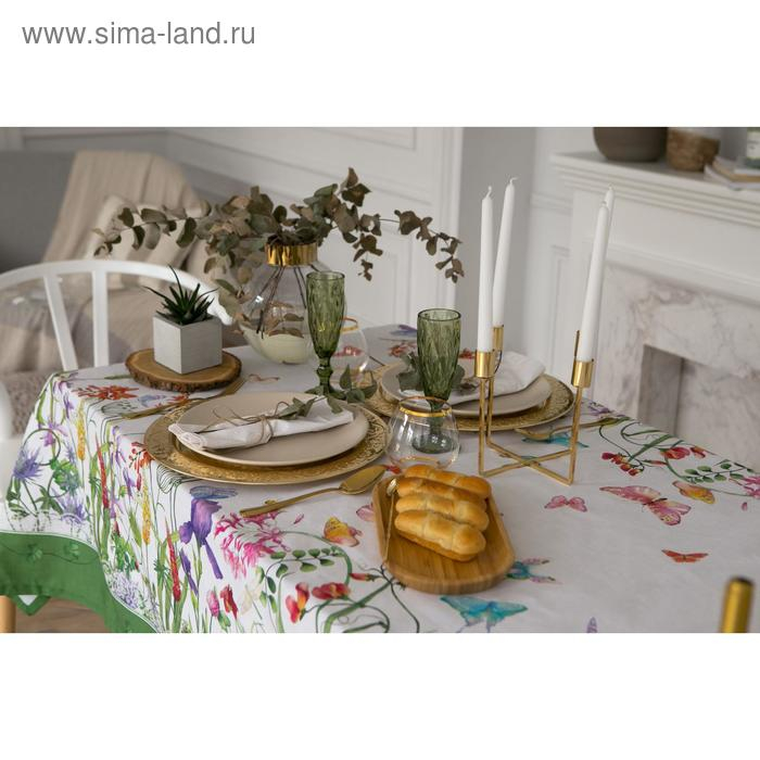 Скатерть Скатерть "Этель" Луговые цветы 110х150 см, 100 % хлопок, саржа 190 гр/м2
