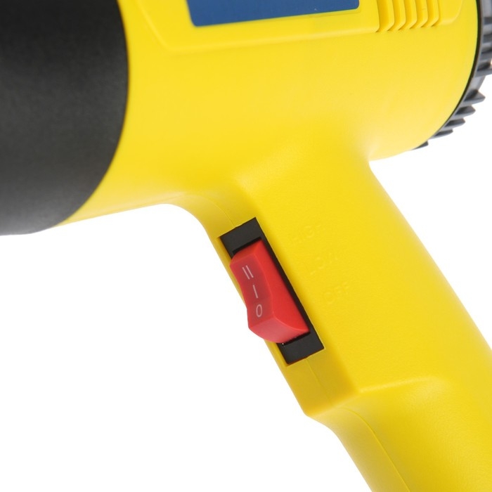 Строительный фен ТУНДРА, 2000 Вт, 250-500 л/мин, 350/600°С Строительный фен ТУНДРА, 2000 Вт, 250-500 л/мин, 350/600°С