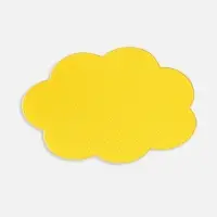 Наклейка тканевая Lunga Calum, L, желтая