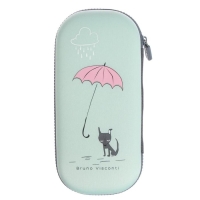 Рюкзак каркасный 36 х 28 х 17 см, + пенал, Bruno Visconti "Кошечка на прогулке"