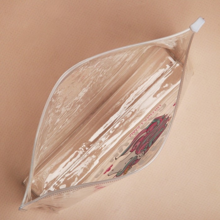 Косметичка из прозрачного PVC 21 х2 х14 см &laquo;Верь в чудеса&raquo;