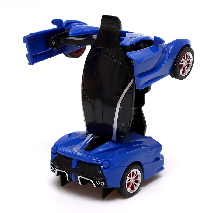 Робот инерционный &laquo;Спорткар&raquo;, трансформируется при столкновении, цвета МИКС