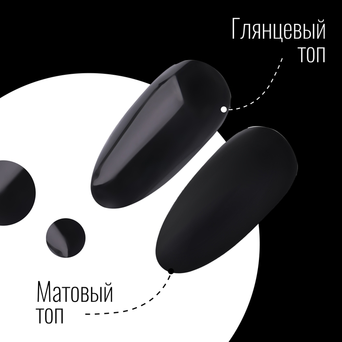 Гель лак для ногтей, &laquo;CLASSIC COLORS&raquo;, 3-х фазный, 8мл, LED/UV, цвет чёрный (002)