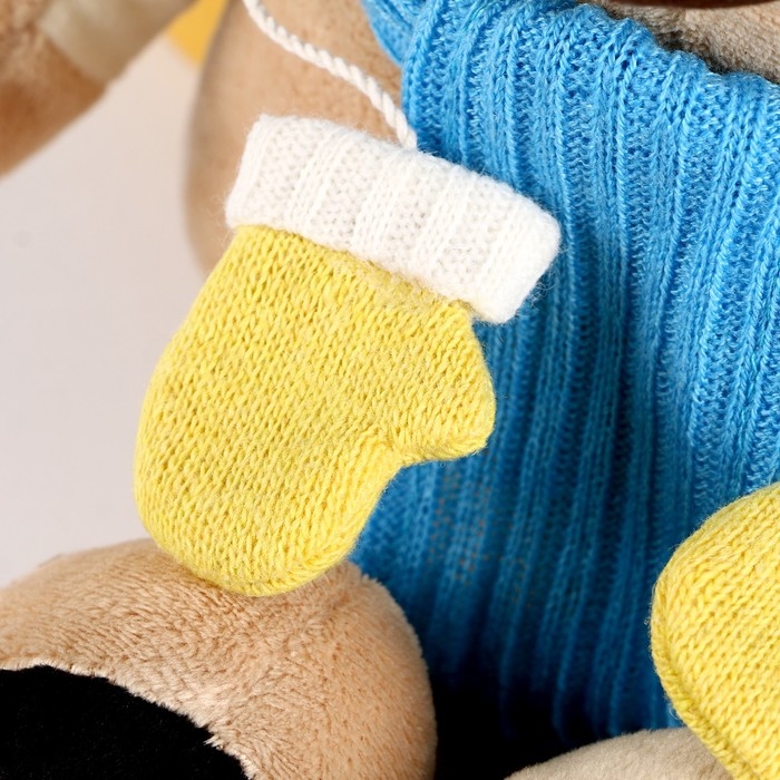 Мягкая игрушка &laquo;Боня&raquo;, в шапке и шарфе, 25 см