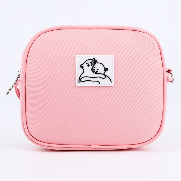 Сумка кросс-боди на молнии, цвет розовый Сумка кросс-боди на молнии, цвет розовый