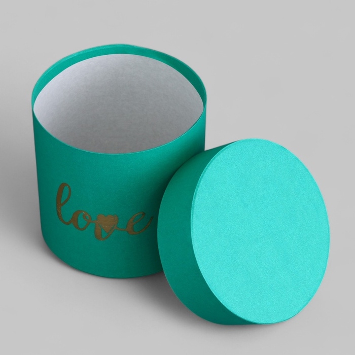 Набор шляпных коробок Love 3 в 1 зеленый, 15 х 16 - 10,5 х 11 см Набор шляпных коробок Love 3 в 1 зеленый, 15 х 16 - 10,5 х 11 см