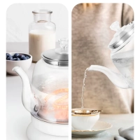 Чайник электрический стеклянный КТ-6722 - 1.2 л. - 1300 Вт Чайник электрический стеклянный КТ-6722 - 1.2 л. - 1300 Вт