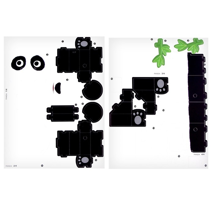 Набор для творчества создние 3D фигурки &laquo;Панда&raquo;