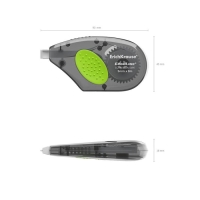 Корректирующая лента 5 мм х 8 м, ErichKrause ErgoLine, с резиновой вставкой, корпус серый, блистер Корректирующая лента 5 мм х 8 м, ErichKrause ErgoLine, с резиновой вставкой, корпус серый, блистер