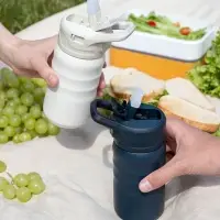 Термобутылка Fujisan 2.0 без логотипа, темно-синяя Термобутылка Fujisan 2.0 без логотипа, темно-синяя