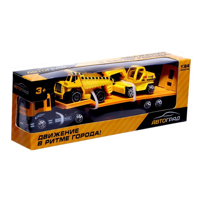 Машина металлическая &laquo;Строительный автовоз&raquo;, масштаб 1:64, МИКС