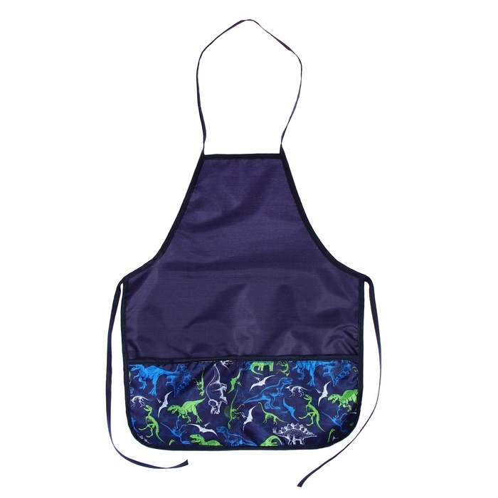 Фартук для труда + нарукавники, 485 х 395/250 х 160 мм, рост 116-146 см, Calligrata, Фартук для труда + нарукавники, 485 х 395/250 х 160 мм, рост 116-146 см, Calligrata, "Динозавры"