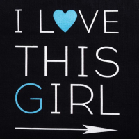 Фартук Этель I Love this girl 60х70 см, 100% хлопок, репс 210 г/м2 Фартук Этель I Love this girl 60х70 см, 100% хлопок, репс 210 г/м2