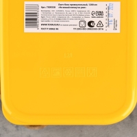 Ланч-бокс прямоугольный &laquo;Не вешай лапшу на уши&raquo;, 1200 мл