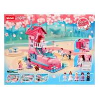 Конструктор Розовая мечта &laquo;Свадебный домик&raquo;, 398 деталей