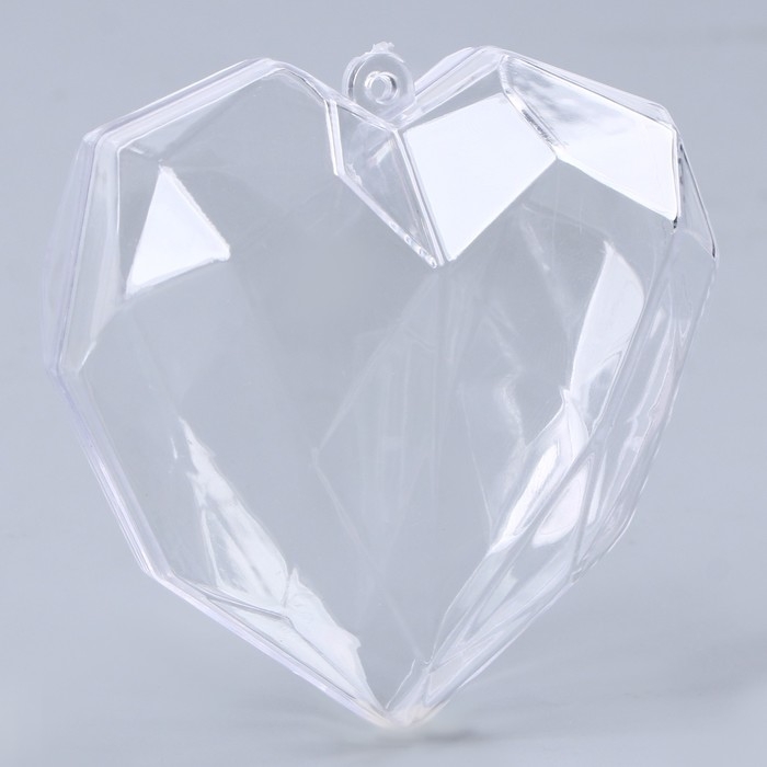 Основа для творчества и декорирования &laquo;Сердце&raquo;, набор 3 шт., размер 1 шт. &mdash; 8 &times; 8 &times; 5 см