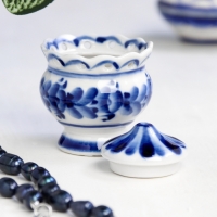 Лампада, настольная, 5,5&times;6 см, гжель