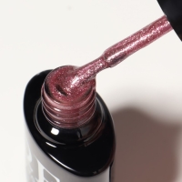 Гель лак для ногтей, &laquo;CHROME&raquo;, шиммерный, 3-х фазный, 8мл, LED/UV, цвет фиолетово-розовый (004)