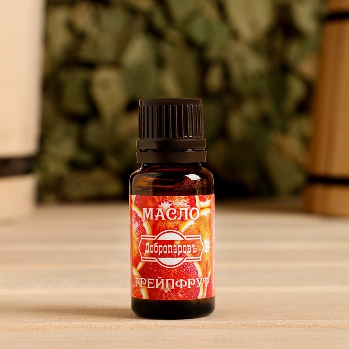 Эфирное масло Эфирное масло "Грейпфрут" в коробке с подвесом 15 мл "Добропаровъ"