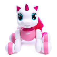 Робот единорог &laquo;Мой любимый питомец&raquo; IQ BOT, на пульте управления, интерактивный: звук, сенсорный, на аккумуляторе, розовый