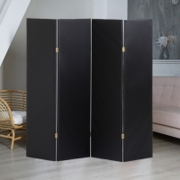 Ширма тканевая "Оксфорд" черный 200х160 см Ширма тканевая "Оксфорд" черный 200х160 см