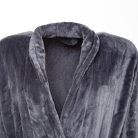 Халат унисекс LoveLife "Hygge" цвет серый, one size, микрофибра, 100% п/э, 250 г/м2 Халат унисекс LoveLife "Hygge" цвет серый, one size, микрофибра, 100% п/э, 250 г/м2