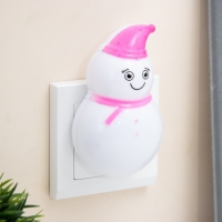 Ночник "Снеговик" LED 3х7х10см RISALUX Ночник "Снеговик" LED 3х7х10см RISALUX