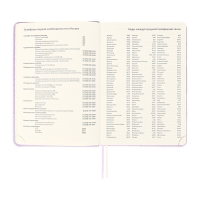 Ежедневник недатированный, A5, 136 листов, кожзам, deVENTE. Tailor, твердая обложка с поролоном, хлястик, перфорация, ляссе, блок 70%, сиреневый