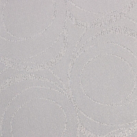 Скатерть Этель "Круги" цв.серебро, 142*180 +/-3 см, 115 &plusmn;10 гр,100% п/э