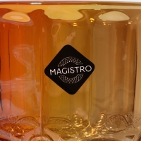 Бокал из стекла Magistro &laquo;Ла-Манш&raquo;, 250 мл, 8&times;15,5 см, цвет янтарный