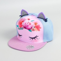 Кепка детская для девочки &laquo;Прекрасный пони&raquo;, р-р. 52-54 см