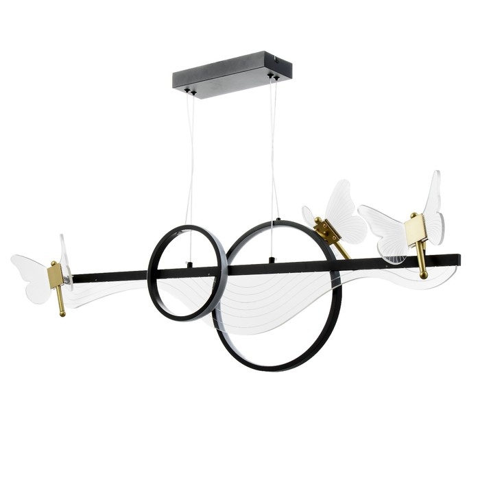 Светильник Светильник "Фьюжн" LED 110Вт 3000-6000К черный 100х12х28см