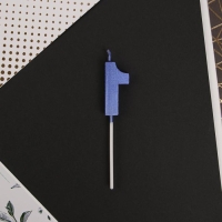 Свеча для торта, цифра &laquo;1&raquo;, 11,5 х 2,3 см