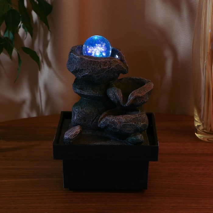 Фонтан Фонтан "Броук" 14х14х19 см (с подсветкой)