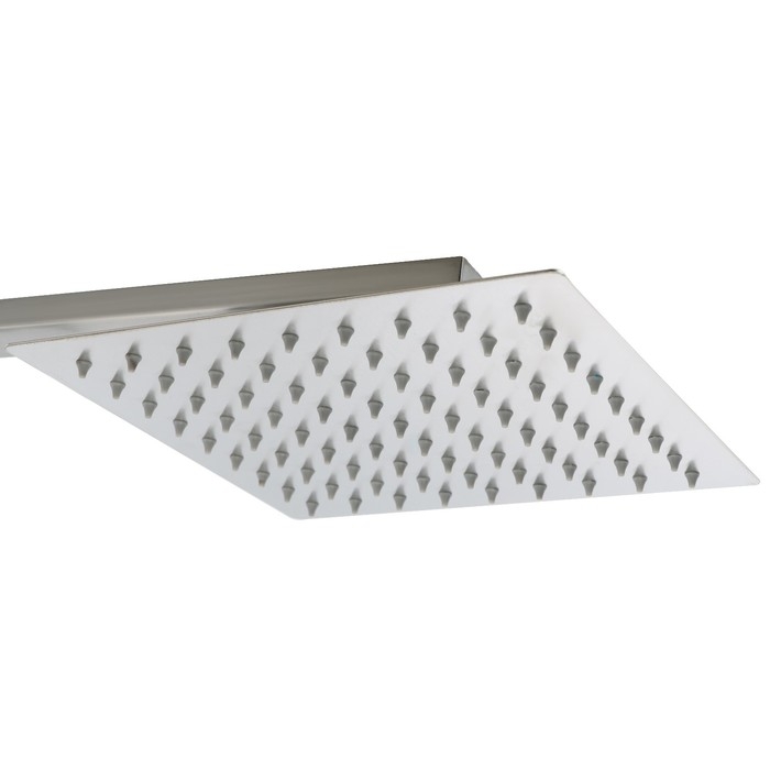 Душевая система ZEIN Z1009, смеситель, тропическая и ручная лейка, нержавеющая сталь, сатин