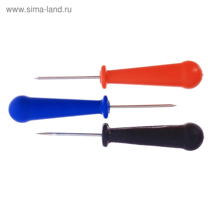 Шило канцелярское, малое, d-2 мм, цветная удобная ручка,МИКС Шило канцелярское, малое, d-2 мм, цветная удобная ручка,МИКС