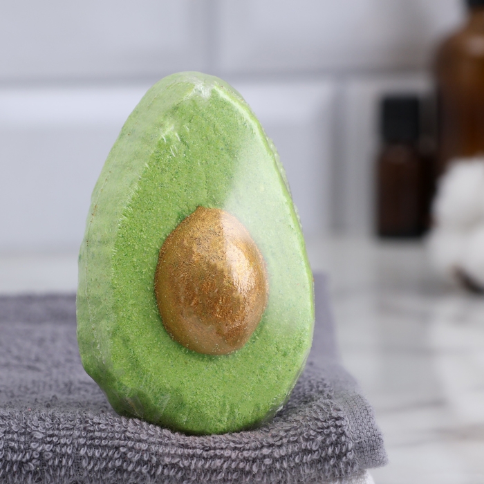 Бомбочка для ванны Бомбочка для ванны "Авокадо", мандарин, 90 гр "Добропаровъ"