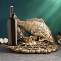 Подставка под бутылку и бокалы "Рыбалка" 46х21х32см Подставка под бутылку и бокалы "Рыбалка" 46х21х32см