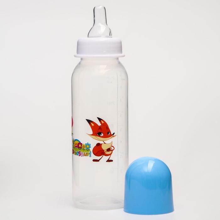 Бутылочка для кормления «Весёлые животные», классическое горло, 250 мл., от 3 мес., цвета МИКС Бутылочка для кормления «Весёлые животные», классическое горло, 250 мл., от 3 мес., цвета МИКС