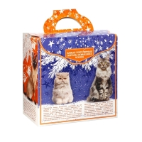 Новый год. Новогодний подарок "Домашние кошки", 260 г