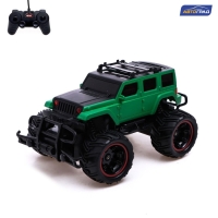 Джип радиоуправляемый &laquo;Бигфут&raquo;, 1:20, работает от аккумулятора, цвет зелёный
