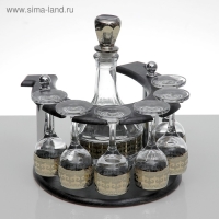 Мини-бар 7 предметов подкова, Византия 500 мл/ 60 мл пробка микс Мини-бар 7 предметов подкова, Византия 500 мл/ 60 мл пробка микс