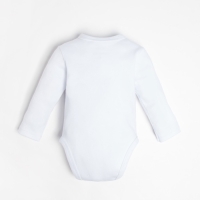 Боди детское с длинным рукавом Крошка Я "Little Boss", рост 86-92 см, цвет белый Боди детское с длинным рукавом Крошка Я "Little Boss", рост 86-92 см, цвет белый