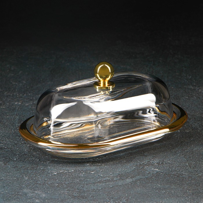 Масленка, 19,8&times;13,1 см, цвет золотой