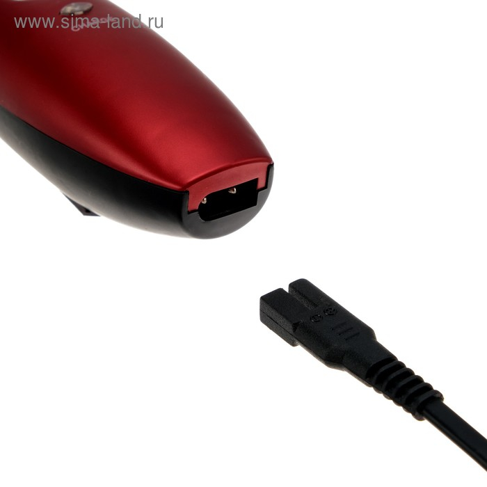 Машинка для стрижки Luazon LTRI-22, 2.5 Вт, 3/6/9/12 мм, керамич. нож, АКБ, красная Машинка для стрижки Luazon LTRI-22, 2.5 Вт, 3/6/9/12 мм, керамич. нож, АКБ, красная