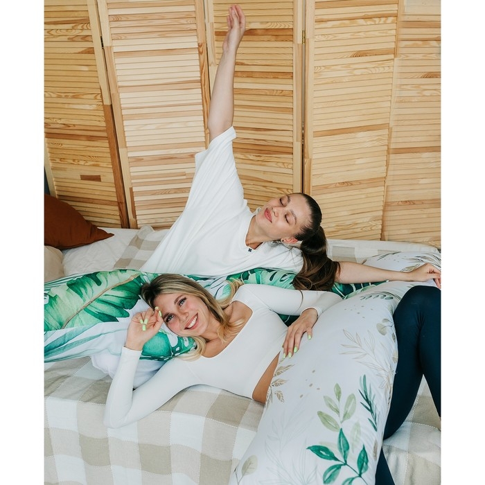 Подушка-обнимашка для беременных «Тропики» Подушка-обнимашка для беременных «Тропики»