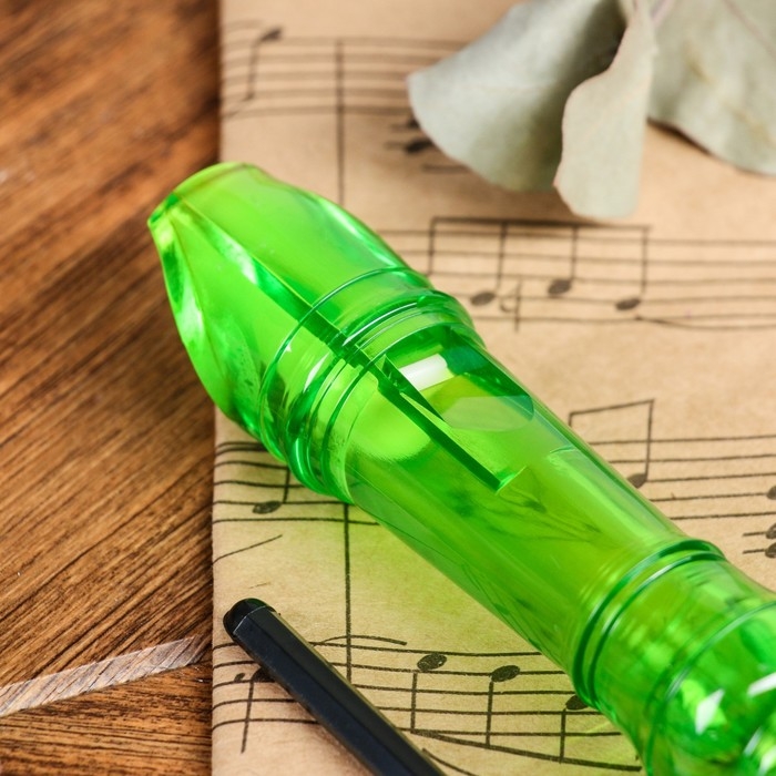 Блокфлейта Music Life, 8 отверстий, немецкая система, зеленая